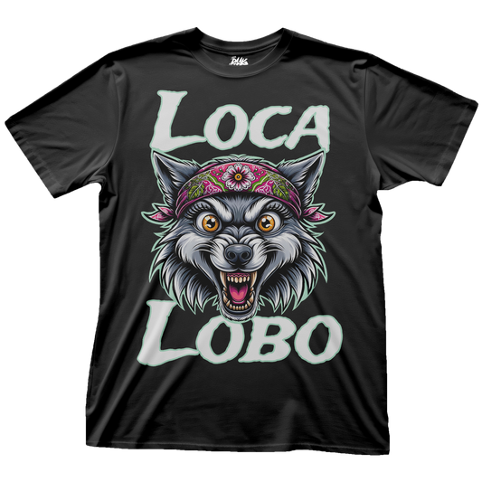 Loca Lobo Crew Neck Unisex T-Shirt